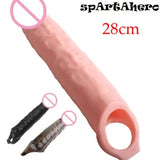 Extender Sleeve Reusable Enlargement Prostate Massage Delay Ejaculation Sex