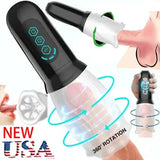 Male Masturbaters Automatic HandsFree Rotating Cup Blowjob Strokers Men Sex Toys