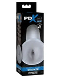 Pipedream PDX Male Pump & Dump Stroker Clear - Manga de masturbación anal