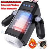 Male Masturbaters Cup Telescopic Sex Toys Machine Blowjob Automatic Stroker Men