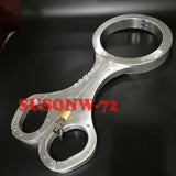 Heavy Metal Shackle Collar Wrist Restraint Handcuffs Binding Pillory Cangue