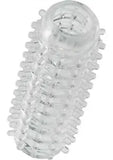 Reversible Masturbation Sleeve Super Stretchy Stroker Dr Joel Kaplan 5 In. Clear