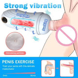 Male Masturbaters Automatic Sucking Cup Blowjob Stroker Voice for Men Sex Toys