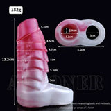 5 Inch Penis Sheath Hollow Fantasy Sleeve Silicone Alien Dildo Flirting Sex