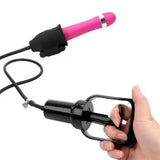 Vibrating Penis Head Pump Trainer Male Masturbator Stroker Sex Toys for Men