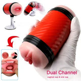 Masturbater Automatic HandsFree Male Blowjob Vaginal Cup Stroker Men Sex Toys