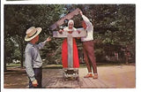 PILLORY Stocks Old Sturbridge Village Living Museum Massachusetts MA Postcard