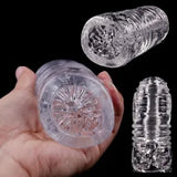 Clear Male Masturbator Penis Sleeve Stroker Pocket Pussy Cup Sex Toys for Men