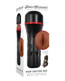 Zero Tolerance Stroker and Movie Combo Pop On The Go Dark Skin Tone, New