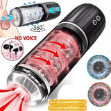 Male Masturbaters Automatic Sucking Rotating Cup Blowjob Stroker Men Sex Toys