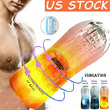 Sucking Cock Sleeve Masturbator Cup Male Pocket Pussy Stroker Men Sex Clear XPL