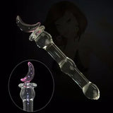 Pink moon  love Dildo Massager Crystal love G-Spot Glass penis Anal nightlife