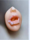 Realistic Deep Throat Sex Toy Mouth Head Stroker Male Masturbators Sleeve Doll