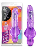 Blush Naturally Yours- Petite 6.5'' Realistic Curved Vibrating Dildo-Waterproof