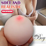 Realistic Male Masturbators Nipple for Men Pocket Pussy Boobs Breasts Sex Toys