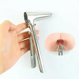 Metal Chastity Dilator Expander Spreader Plug Adjustable Speculum Device Peep