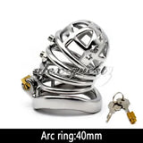 Stainless Steel Chastity Cage Rings Lock Ring Male Chastity Device Sleeve