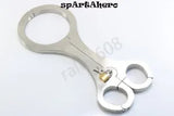 Stainless Steel Body Shackle Restraint Pillory Shrew Fiddle Handcuffs