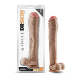 Blush Dr. Skin-13'' Long 2.5''Thick Soft Realistic Dildo with Balls-Suction Cup