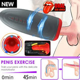 Male Automatic Deep Throat Masturbators Cup Blowjob Stroker Adult Oral Sex Toys