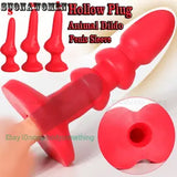 Hollow Dildos Penis Sleeve Silicone Dildo For Thick Lengthened Dila