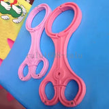 Colorful Female PVC Neck-Wrist Restraint Shackle pillory 