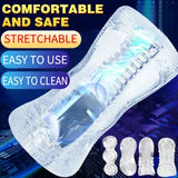 Jelly Male Masturbator Penis Sleeve Stroker Pocket Pussy Stroker Sex Toy for Men