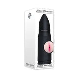 Zero Tolerance Shell Shock Rechargeable Vibrating Stroker - Black/Flesh