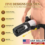 Male Masturbator Wearable Strap Handsfree Rotating Cup Thrusting Stroker for Men