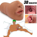 Male Masturbator Realistic Mouth Pussy Blowjob Stroker Sex Toy for Men Love Toy