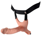 Strap On Hollow Dildo Extended Penis Sleeve Sex