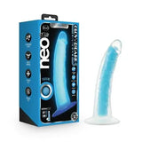 Blush Neo Elite 7.5" Glow in the Dark Silicone Dual Density Dildo Suction Cup