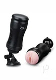 Hands Free Masturbator Textured Vagina Stroker Suction Mounted Zolo Solo Flesh