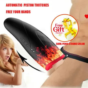 Male Masturbators Automatic Handsfree Stroker Cup Heat Sex Toys