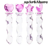 Crystal Glass Dildo Insertion Cli