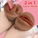 Male Masturbators Realistic Mouth Pussy Blowjob Stroker Oral Sex Dolls for Men