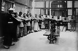 Chinese convicts in the pillory 1910 OLD PHOTO