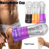 Male Masturbator Jelly Penis Sleeve Stroker Cup Pocket Pussy Sex Toys for Men US