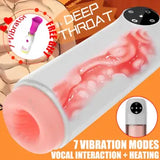 Handsfree MEN Masturbator Automatic Realistic Sucking Blowjob Stroker Sex Toy