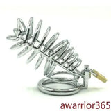 Binding Stainless Steel Chastity Device Sleeve Lock Large Ring Cage Couple game