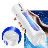 Masturbaters Auto HandsFree Male Telescopic Cup Blowjob Stroker Sex Toy Whit