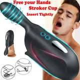 MALE Automatic Masturbator Cup Pussy BlowJob Stroker SEX MACHINE Ball Orgasm Toy