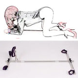 Stainless Steel immobilisation Frame,locking,pillory shackle Restraints Fun Play