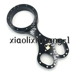 High strength Female PC Neck Wrist Cuffs Restraints Body Shackle Black Pillory