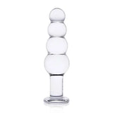 Glass Beaded Anal Butt Plug Beads Dildo Probe Anal Trainer Sex