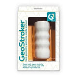 NEW LISTINGIcon Brands GeoStroker 4 White - Masturbation Stroker Sleeve