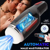 Male Masturbaters Automatic HandsFree Telescopic Cup Blowjob Stroker Men Sex Toy