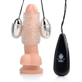 Dual-Vibrating-Penis-Sheath-Stroker-Male-Masturbator-Sleeve-Massage-Men-Sex-Toy