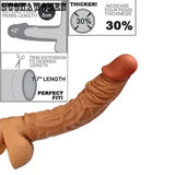 SoftPenis Enlarger Sleeve Realistic Male Extender huge Delay Men Enhance Sex