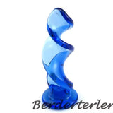 Anal Plug Spiral Glass Crystal Dildo G Spot Masturbation Adult for Women Sex